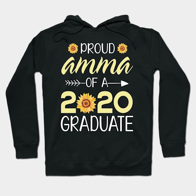 Sunflowers Proud Amma Of A 2020 Graduate Senior Student Happy Class Of School Last Day Of School Hoodie by bakhanh123